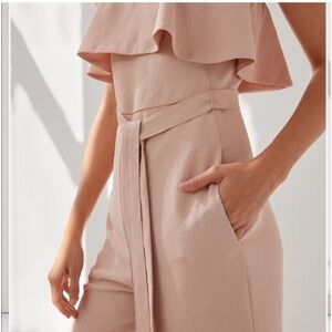 Babaton flutter pink prima jumpsuit